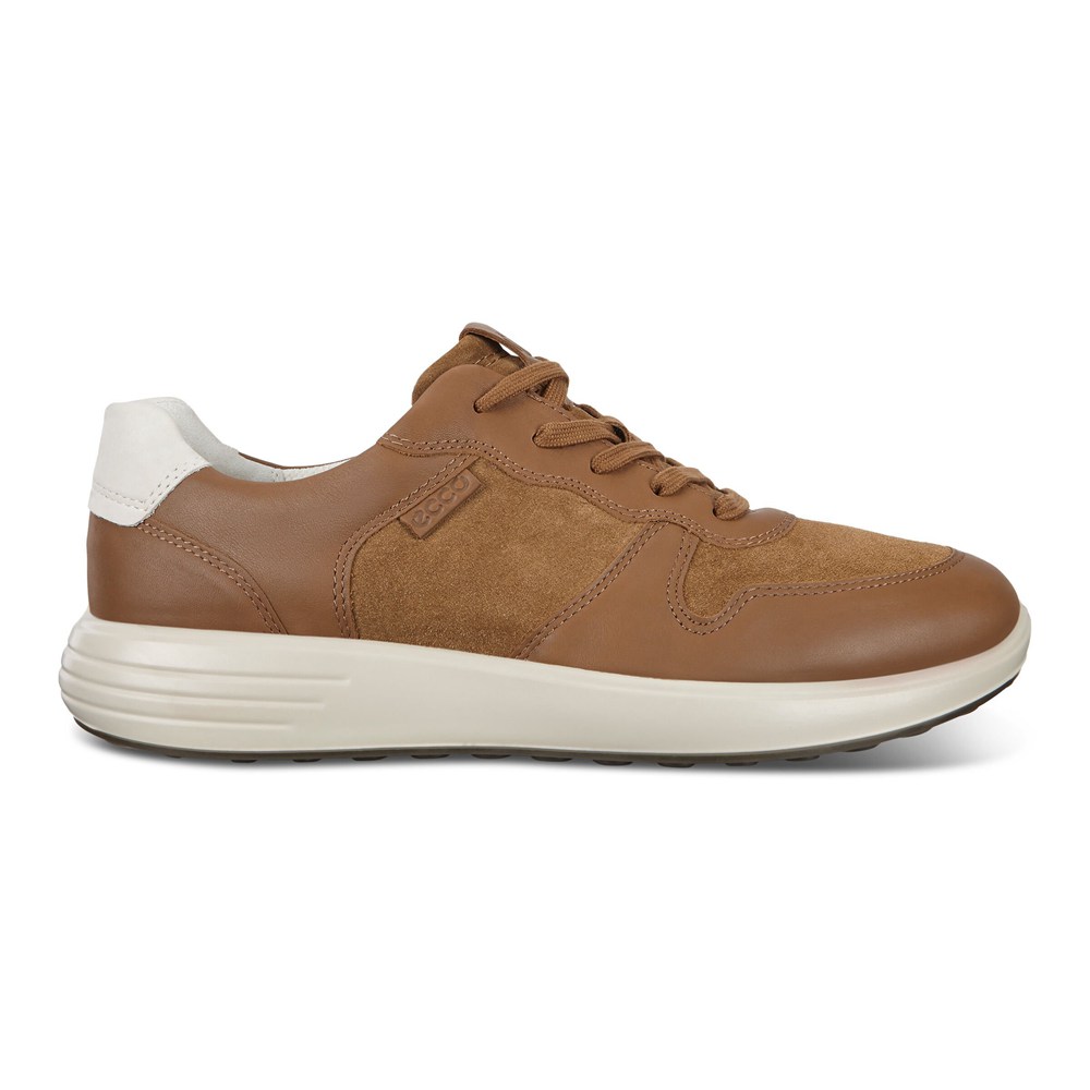 ECCO Mens Sneakers Brown - Soft 7 Runners - PAV-523907